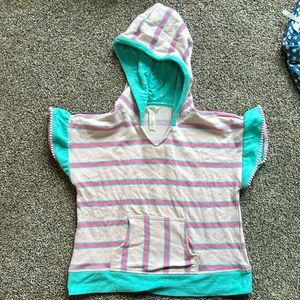 Matilda Jane Enchanted Harden Party Terry Hooded Sweatshirt/ ruffle sleeve